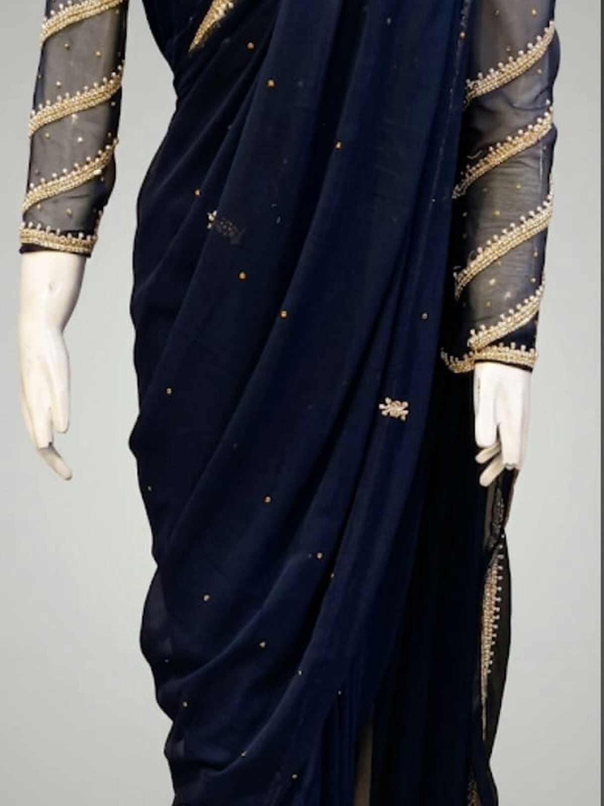 Shafoon Hand-Made Work Saree