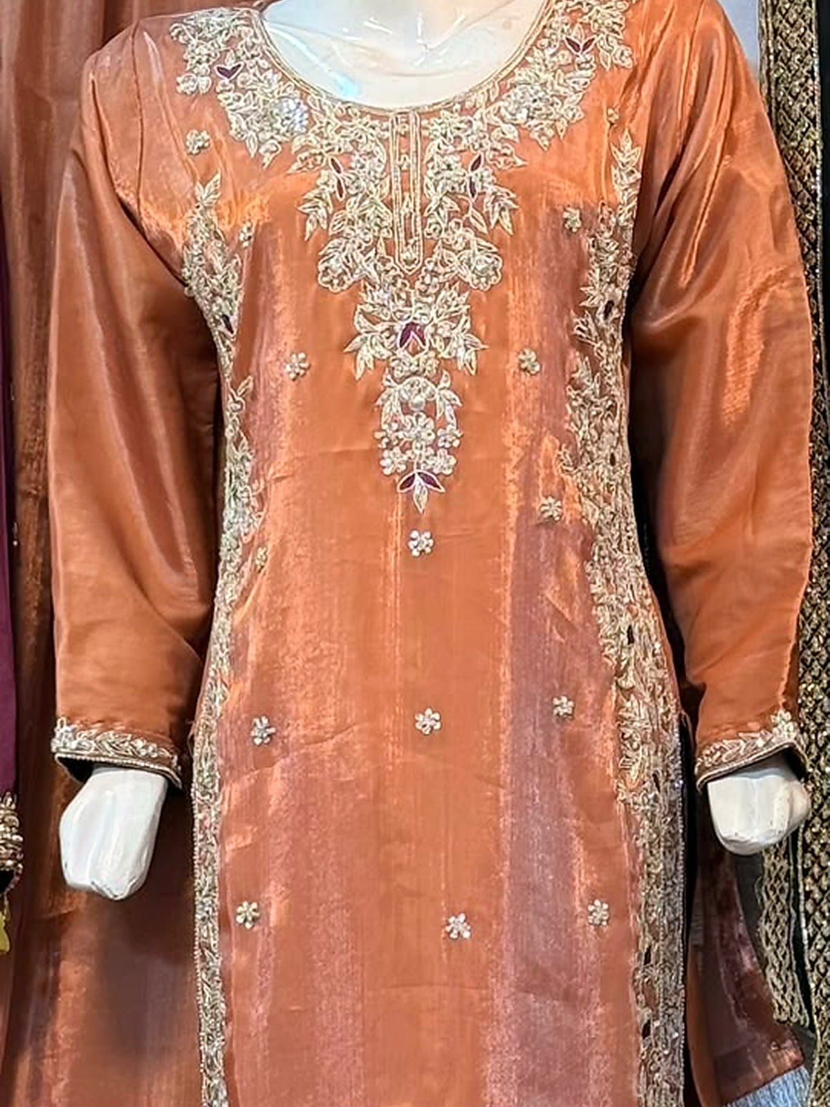 Shesha Silk Hand Made Shirt & Trouser